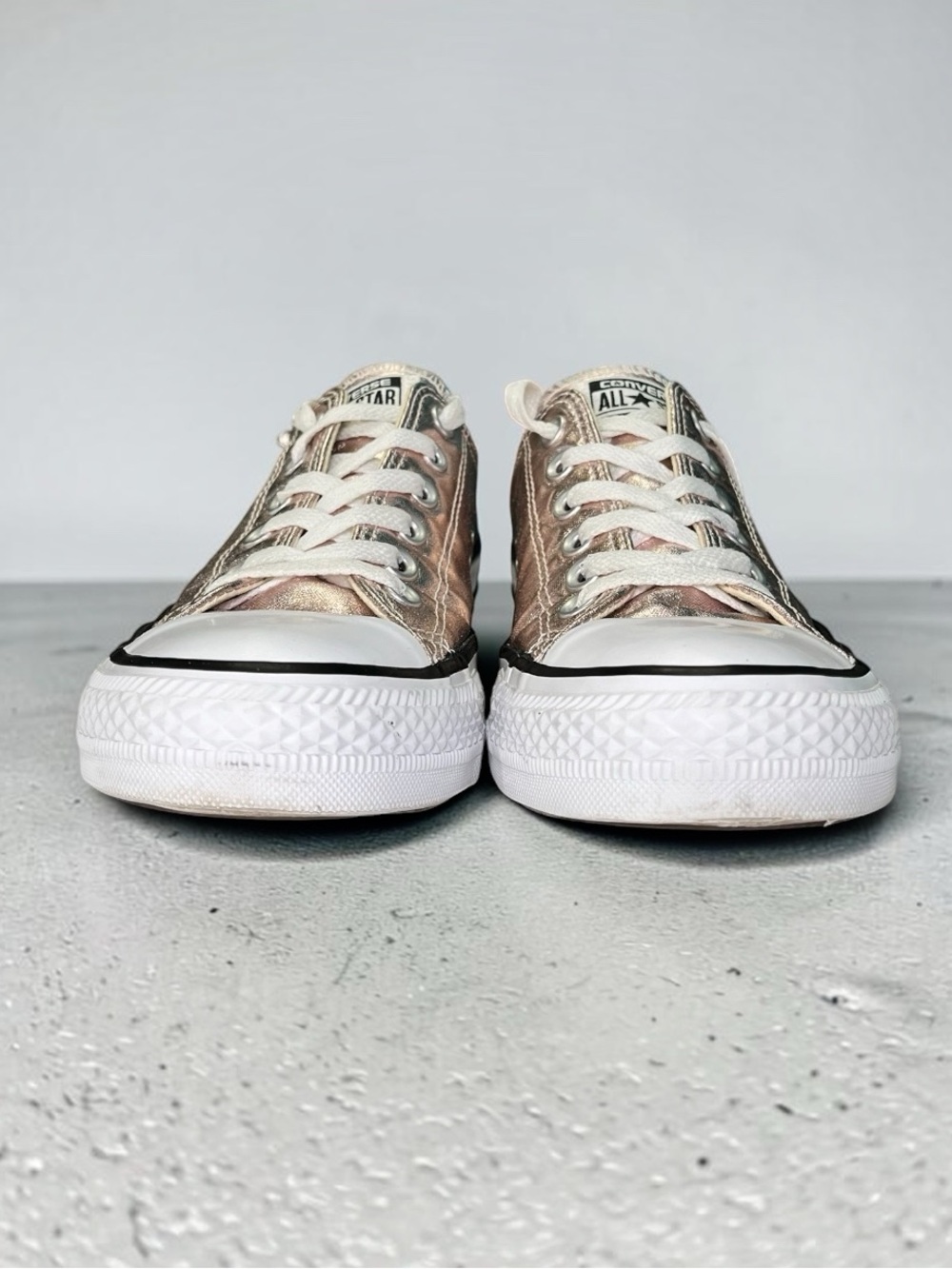 Converse Chuck Taylor All Star Rose Quartz Metallic Low Top Women’s 8 - Picture 3 of 11